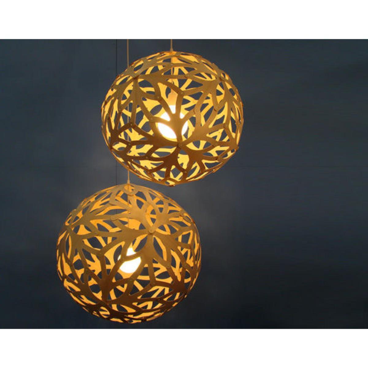 Floral Pendant - Ø 40 cm by David Trubridge White – image 7