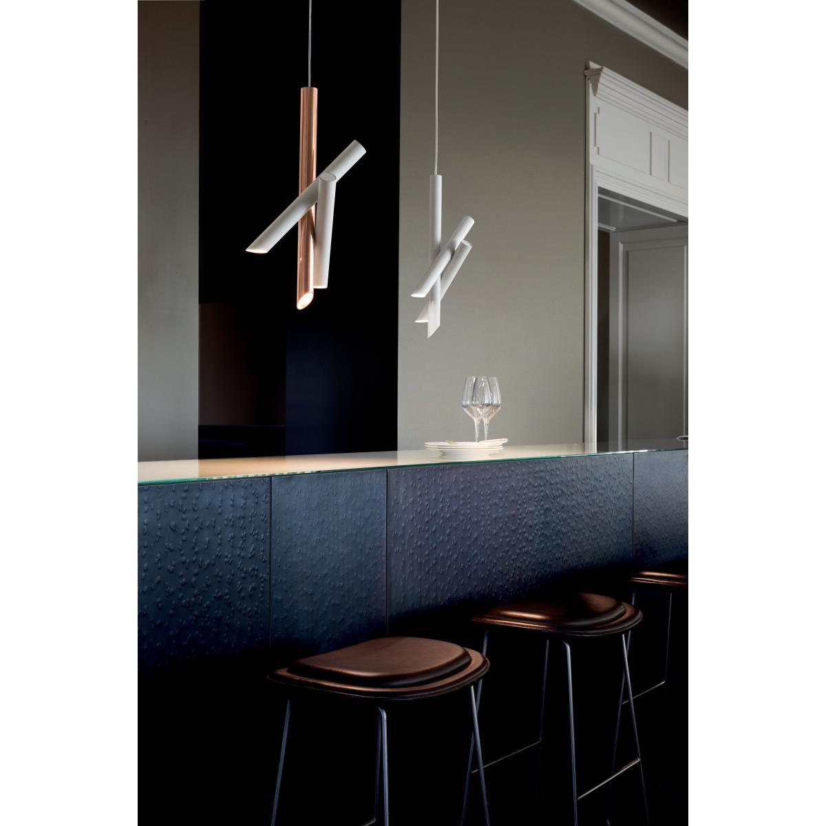 Tubes 3 LED Pendant - / H 50 cm by Nemo White – image 2