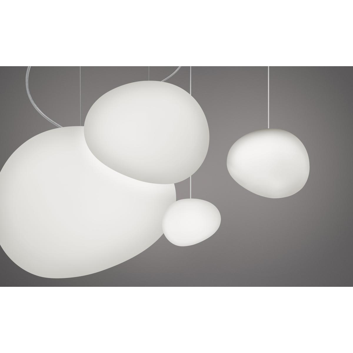 Gregg Midi LED Pendant - / Glass by Foscarini White – image 3