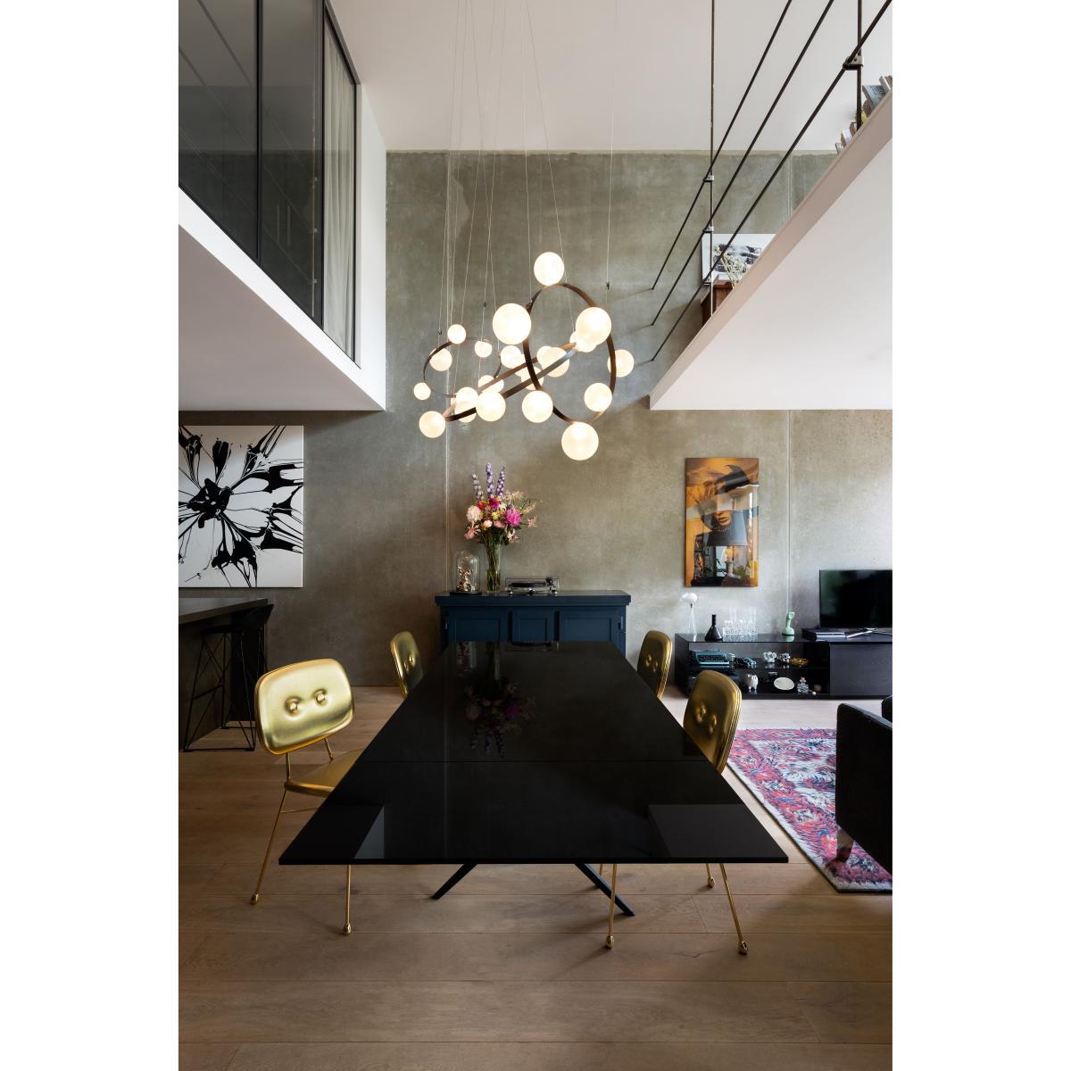 Hubble Bubble 7 Pendant - / LED - Ø 73 cm / Iridescent glass by Moooi White – image 5