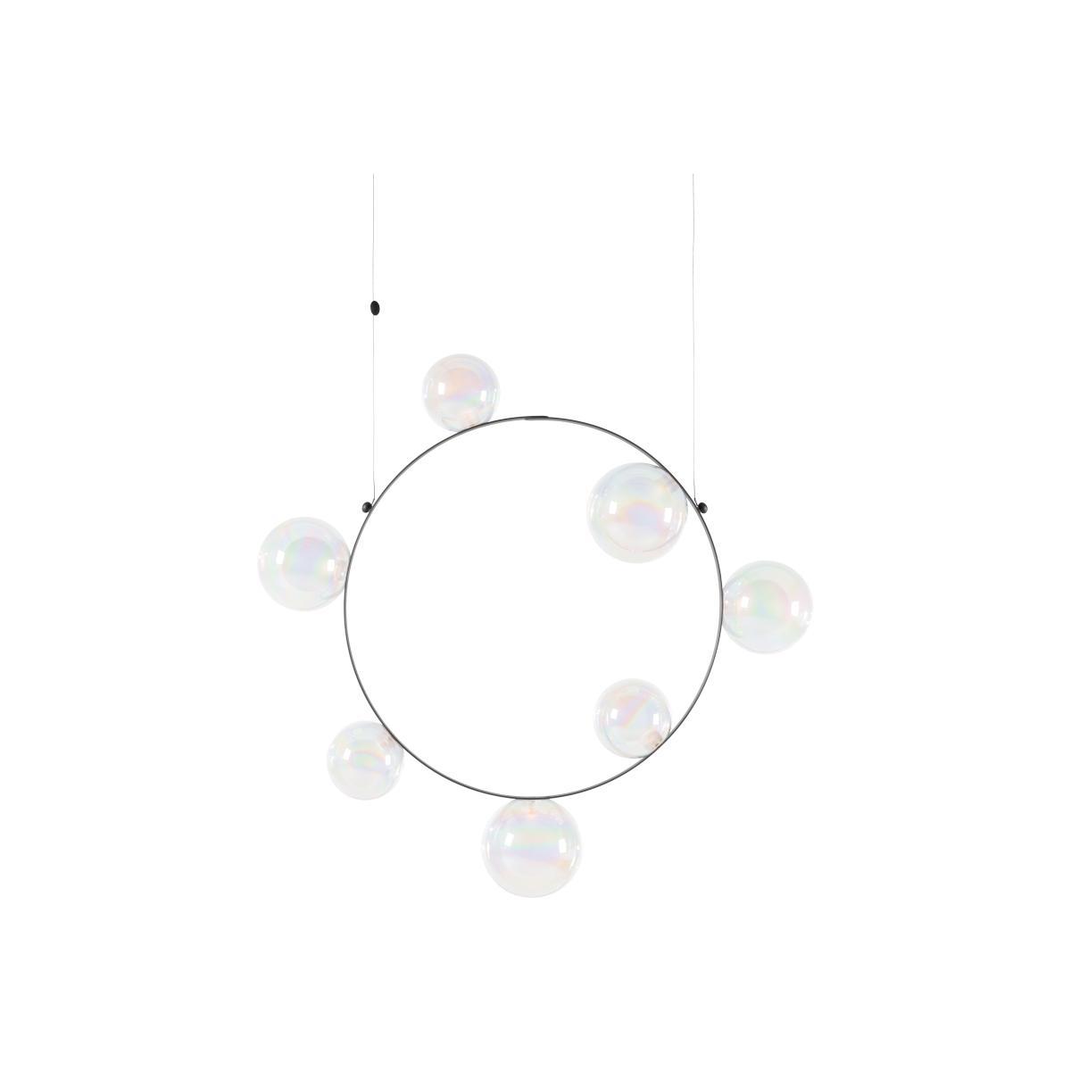 Hubble Bubble 7 Pendant - / LED - Ø 73 cm / Iridescent glass by Moooi White – image 1
