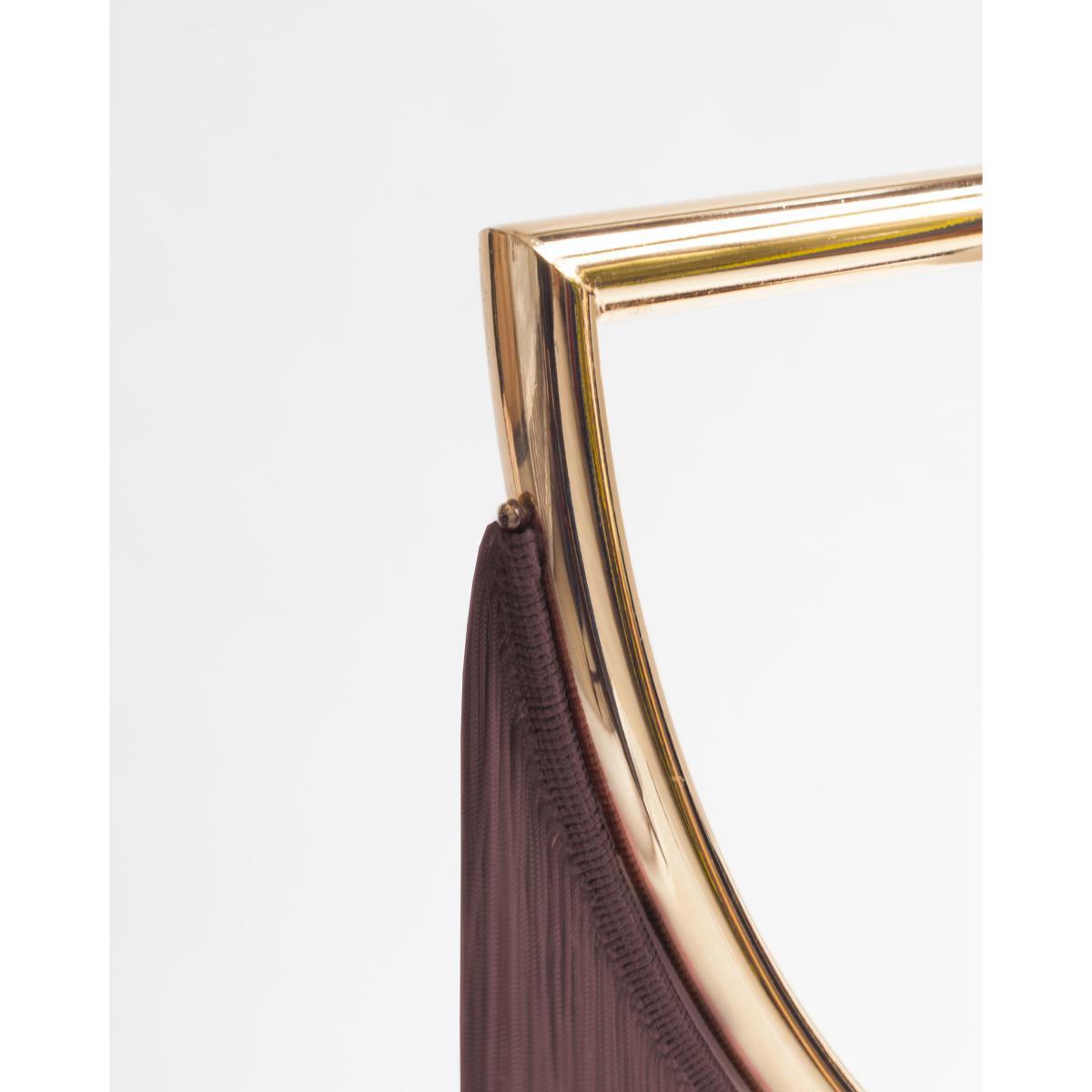 Wink Pendant - / Franges - L 60 x H 48 cm by Houtique Brown/Gold – image 2