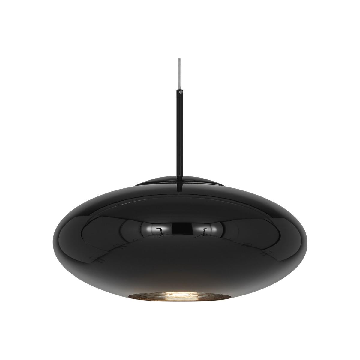 Copper Wide Pendant - / Ø 50 x H 22 cm by Tom Dixon Black – image 1