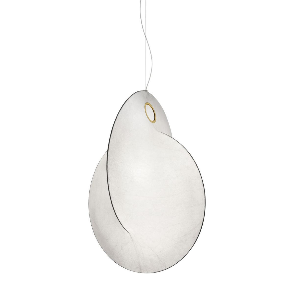Overlap S2 Pendant - / Cocoon resin - Ø 100 x H 126 cm by Flos White – image 2
