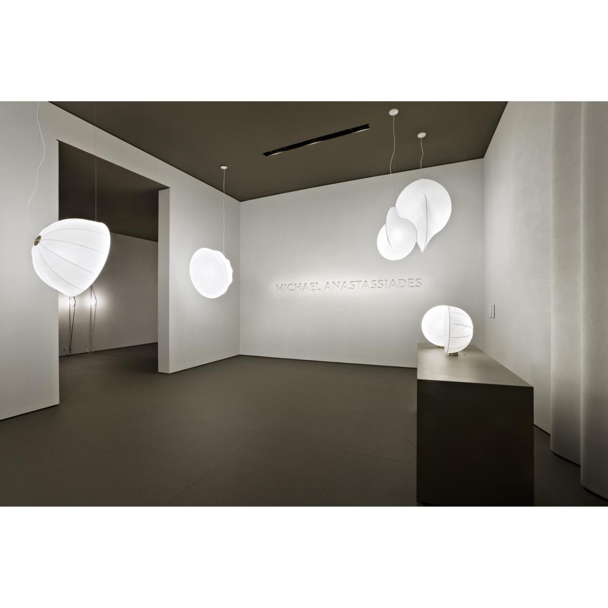 Overlap S2 Pendant - / Cocoon resin - Ø 100 x H 126 cm by Flos White – image 4