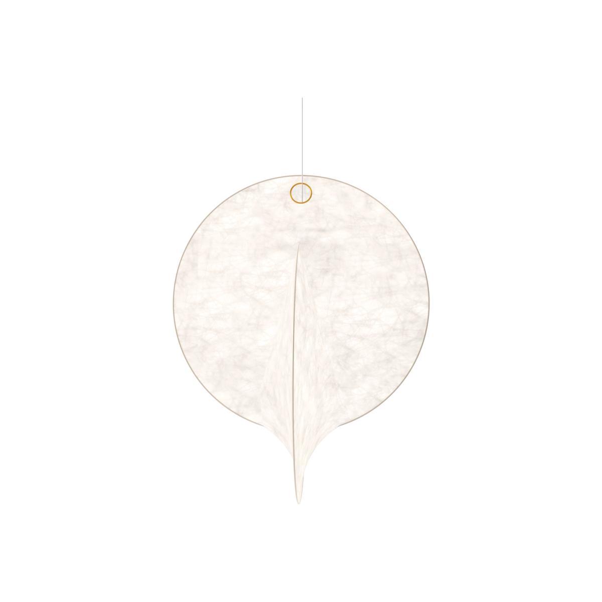 Overlap S2 Pendant - / Cocoon resin - Ø 100 x H 126 cm by Flos White – image 1