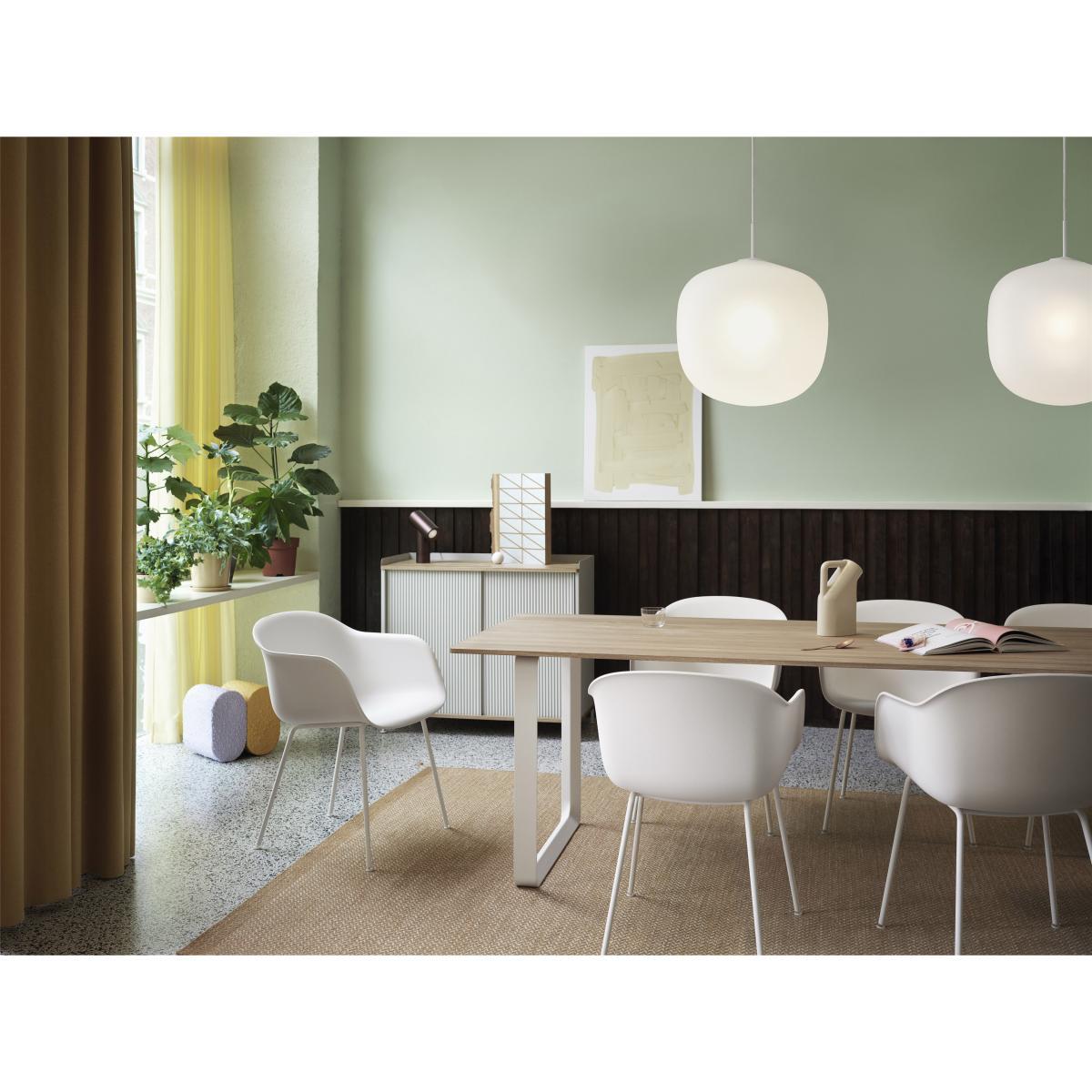 Rime Pendant - / Ø 45 - Hand-blown glass by Muuto White – image 2
