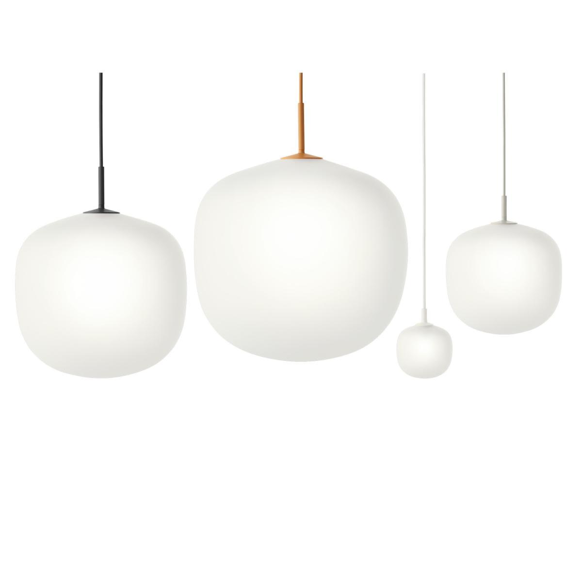 Rime Pendant - / Ø 45 - Hand-blown glass by Muuto White – image 3