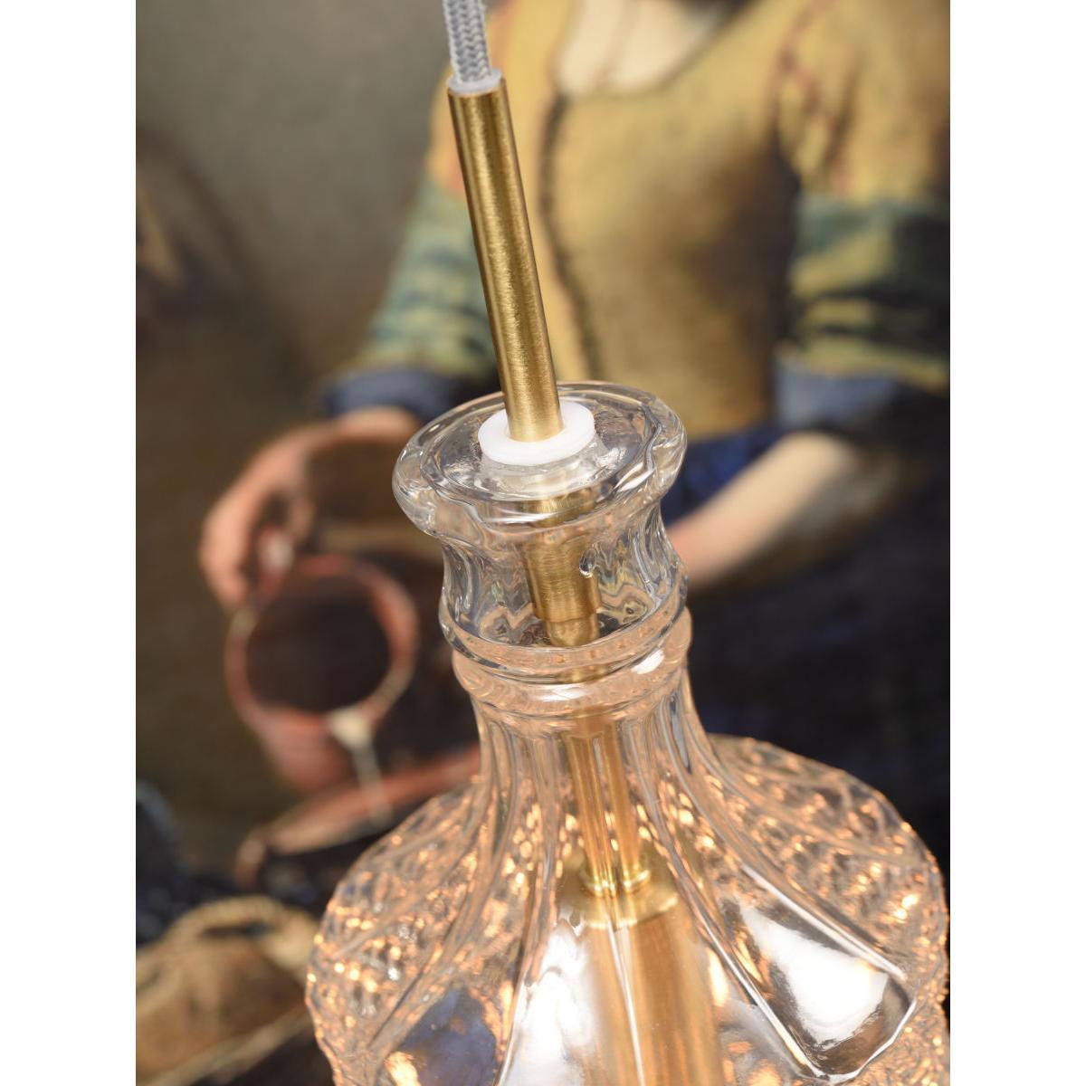 Brussels Pendant - Straight / Ø 13 x H 30 cm by It's about Romi Gold/Transparent/Metal – image 5