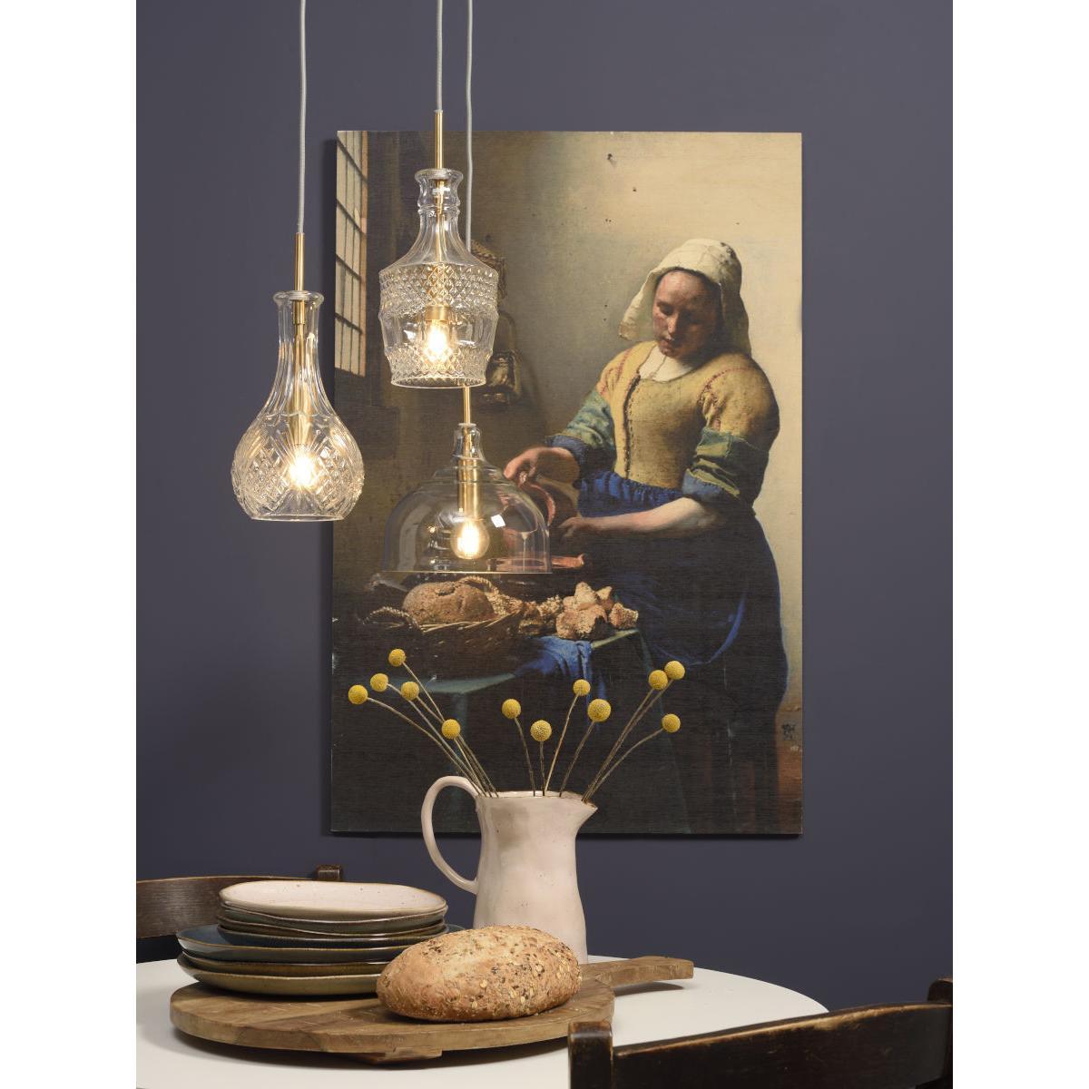 Brussels Pendant - Straight / Ø 13 x H 30 cm by It's about Romi Gold/Transparent/Metal – image 6