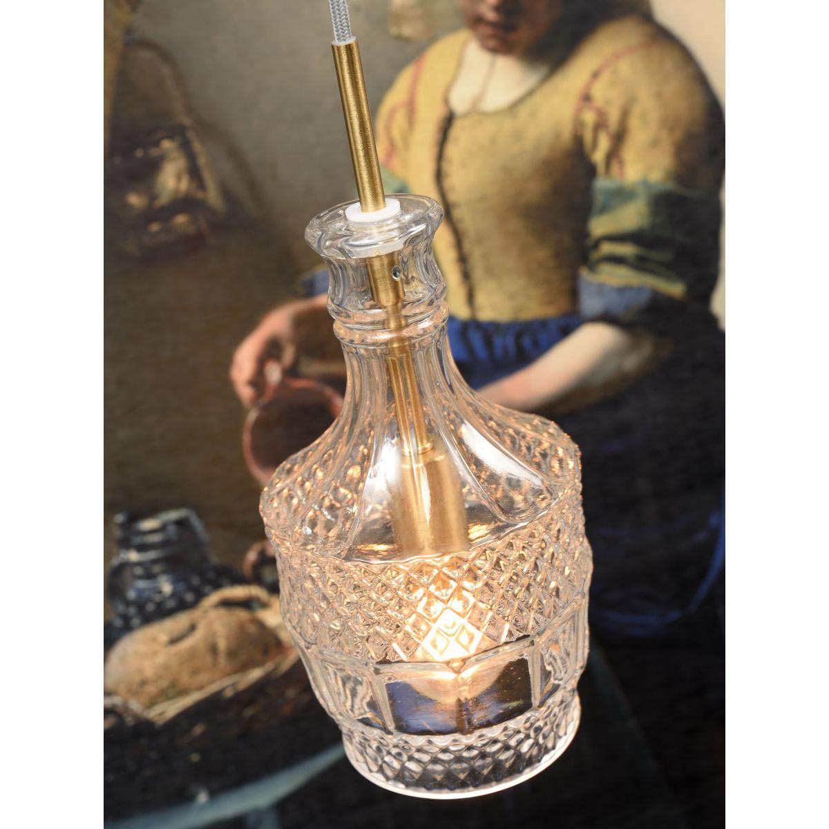 Brussels Pendant - Straight / Ø 13 x H 30 cm by It's about Romi Gold/Transparent/Metal – image 8