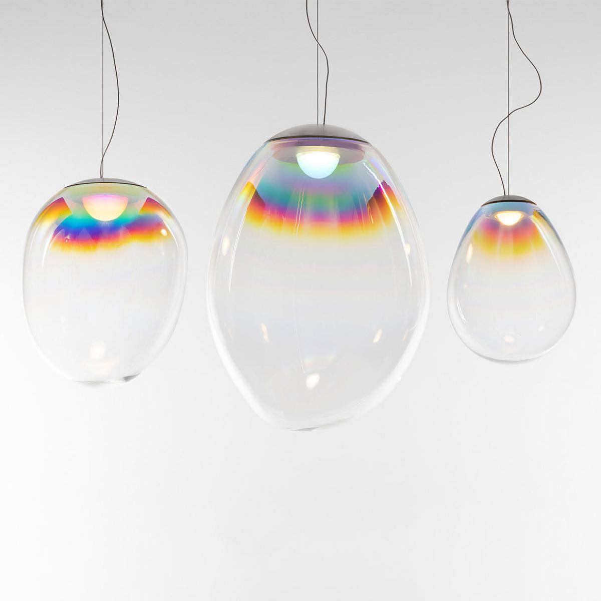 Pendant Stellar Nebula glass / LED - Ø 40 cm / Iridescent glass - Artemide – image 2