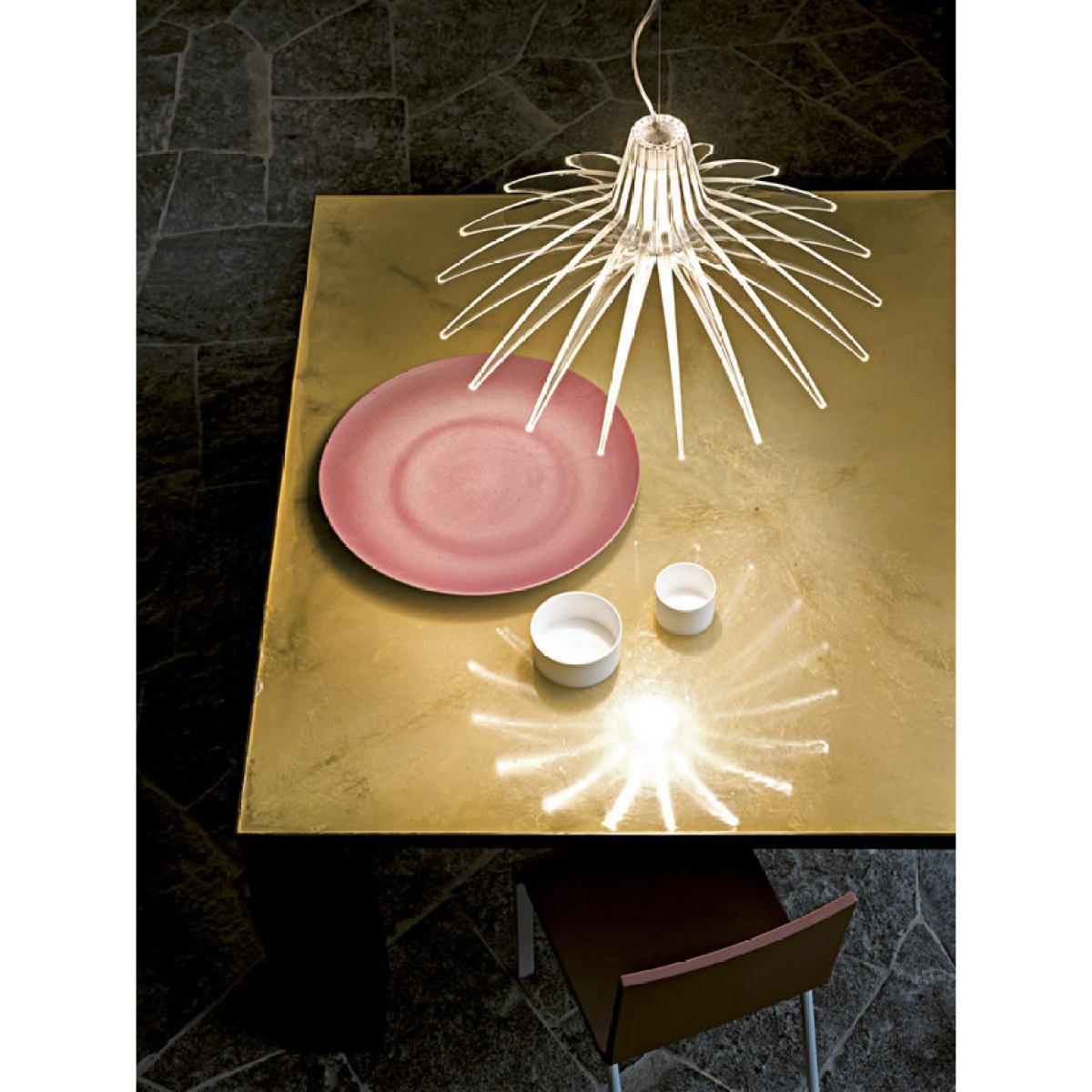Agave Pendant - flower shape by Luceplan Transparent – image 2