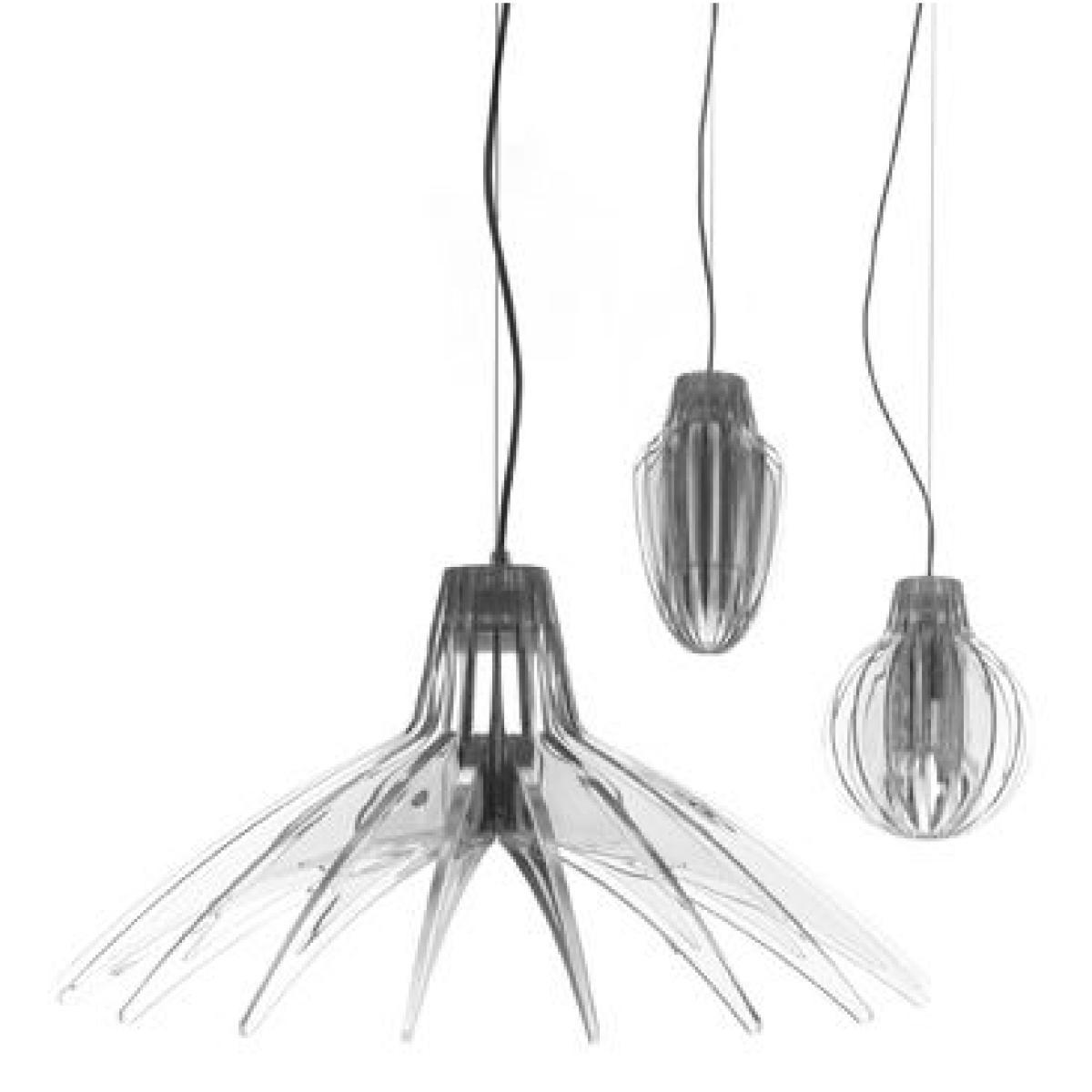Agave Pendant - flower shape by Luceplan Transparent – image 3