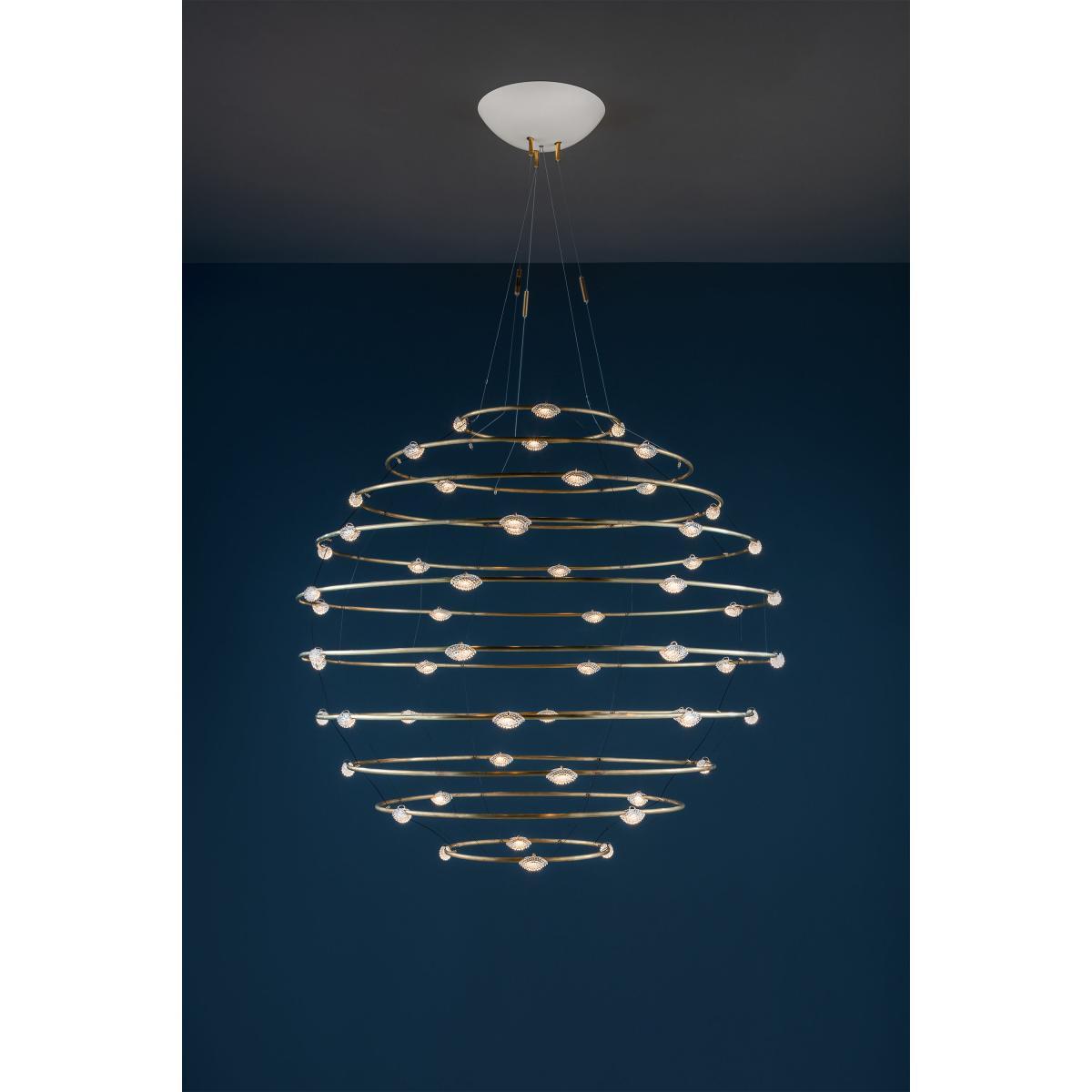 Petits Bijoux 56 Pendant - / LED - Ø 120 cm by Catellani & Smith Gold/Metal – image 5