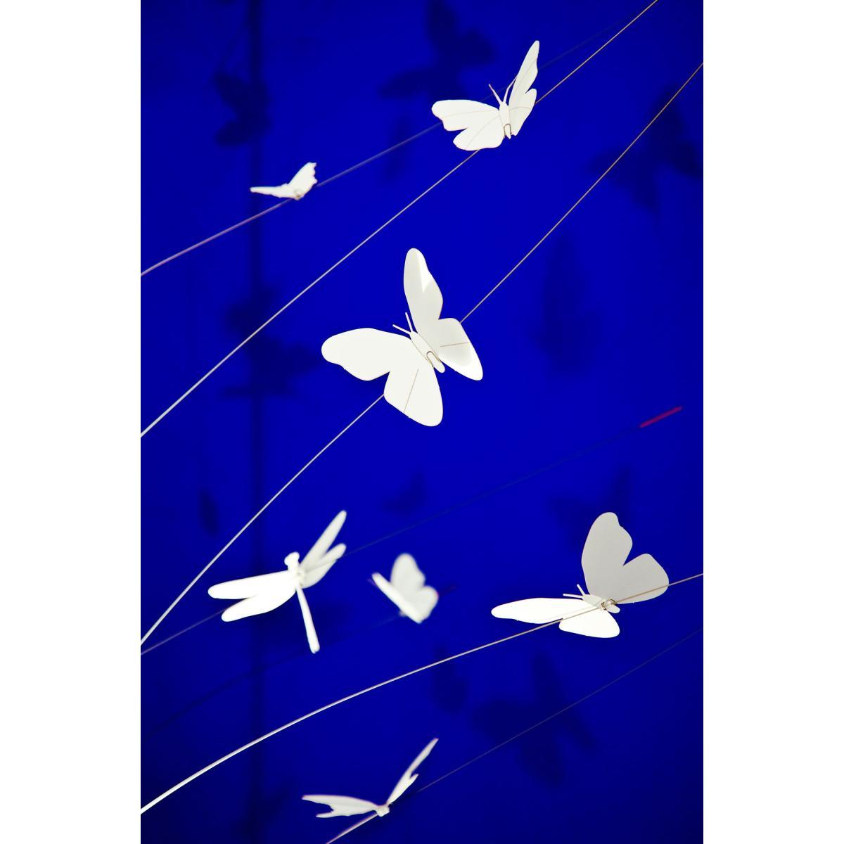 La festa delle Farfalle Pendant - / LED - Ø 60 x H 110 cm by Ingo Maurer White – image 3