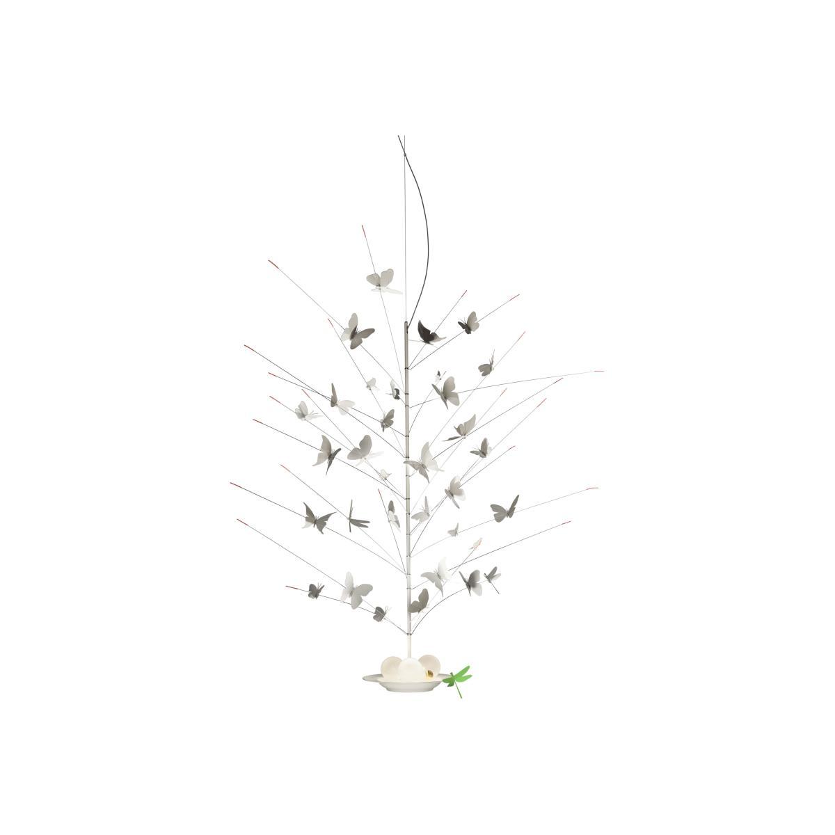 La festa delle Farfalle Pendant - / LED - Ø 60 x H 110 cm by Ingo Maurer White – image 1
