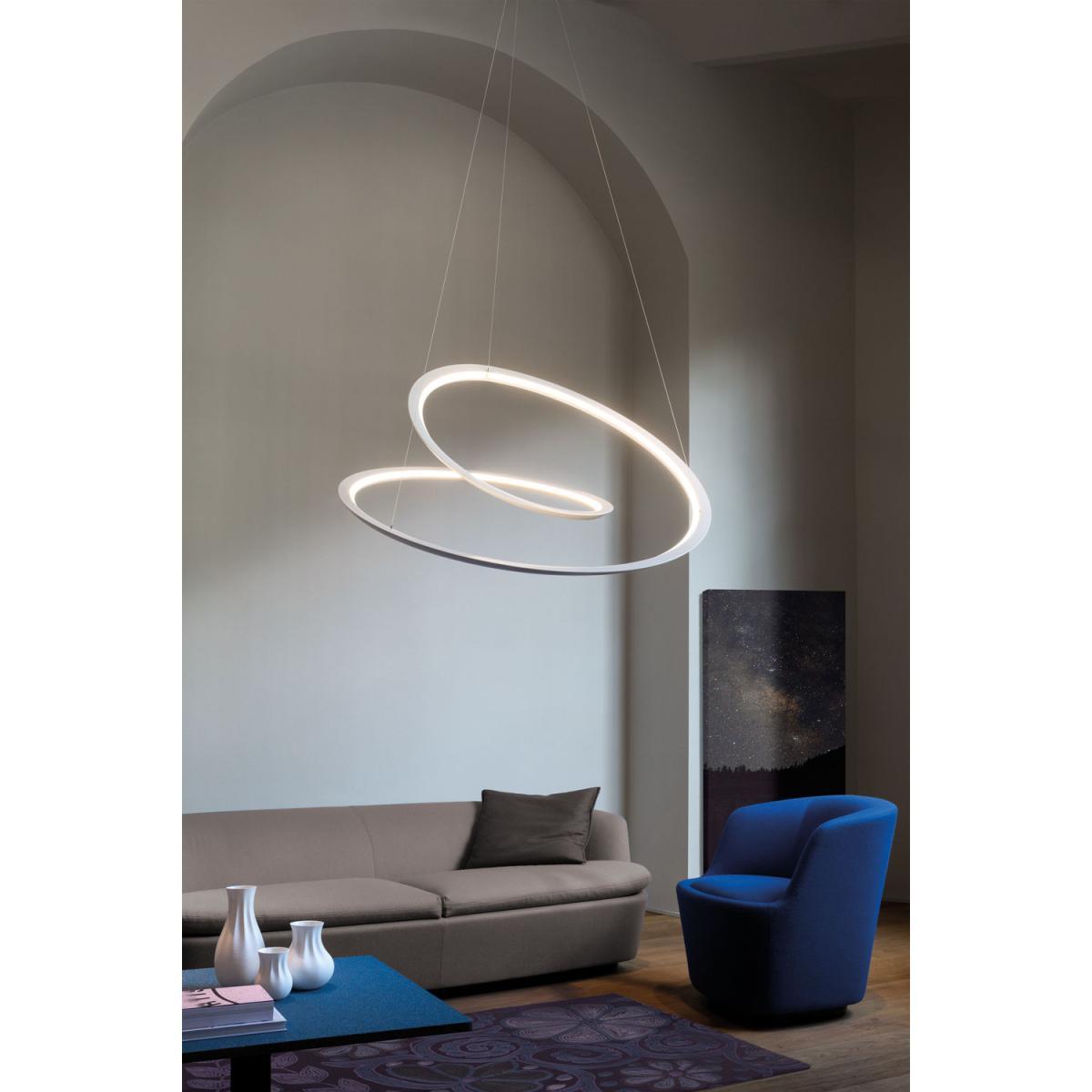 Kepler Uplight LED Pendant - / Ø 110 cm by Nemo Black – image 3