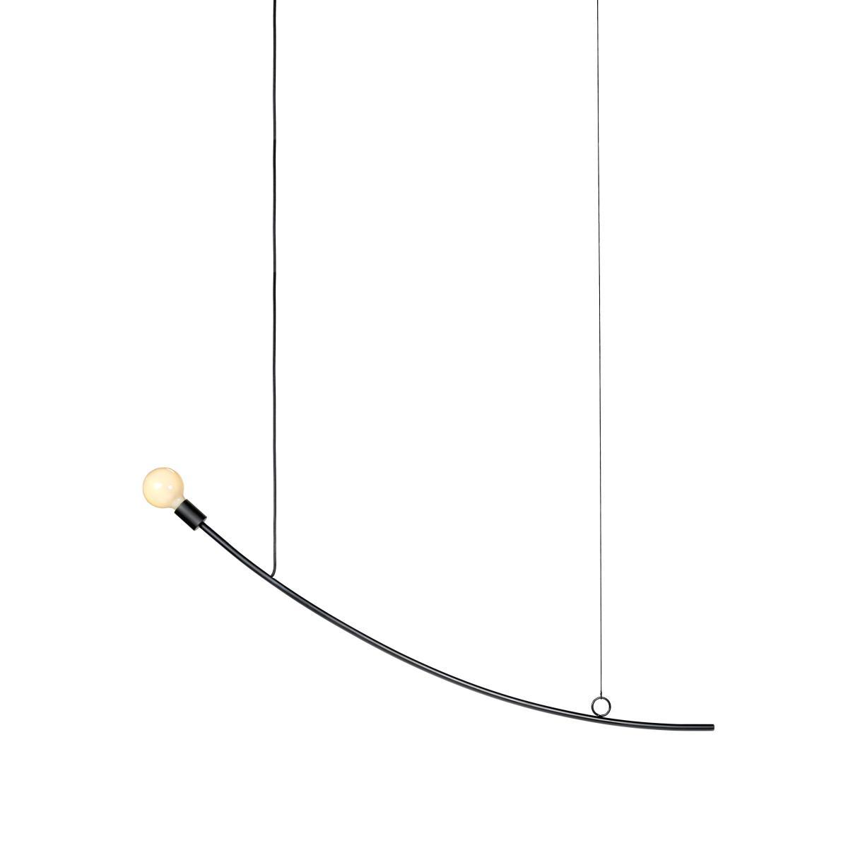 Accent Pendant - Curved / 126 cm by Serax Black – image 2