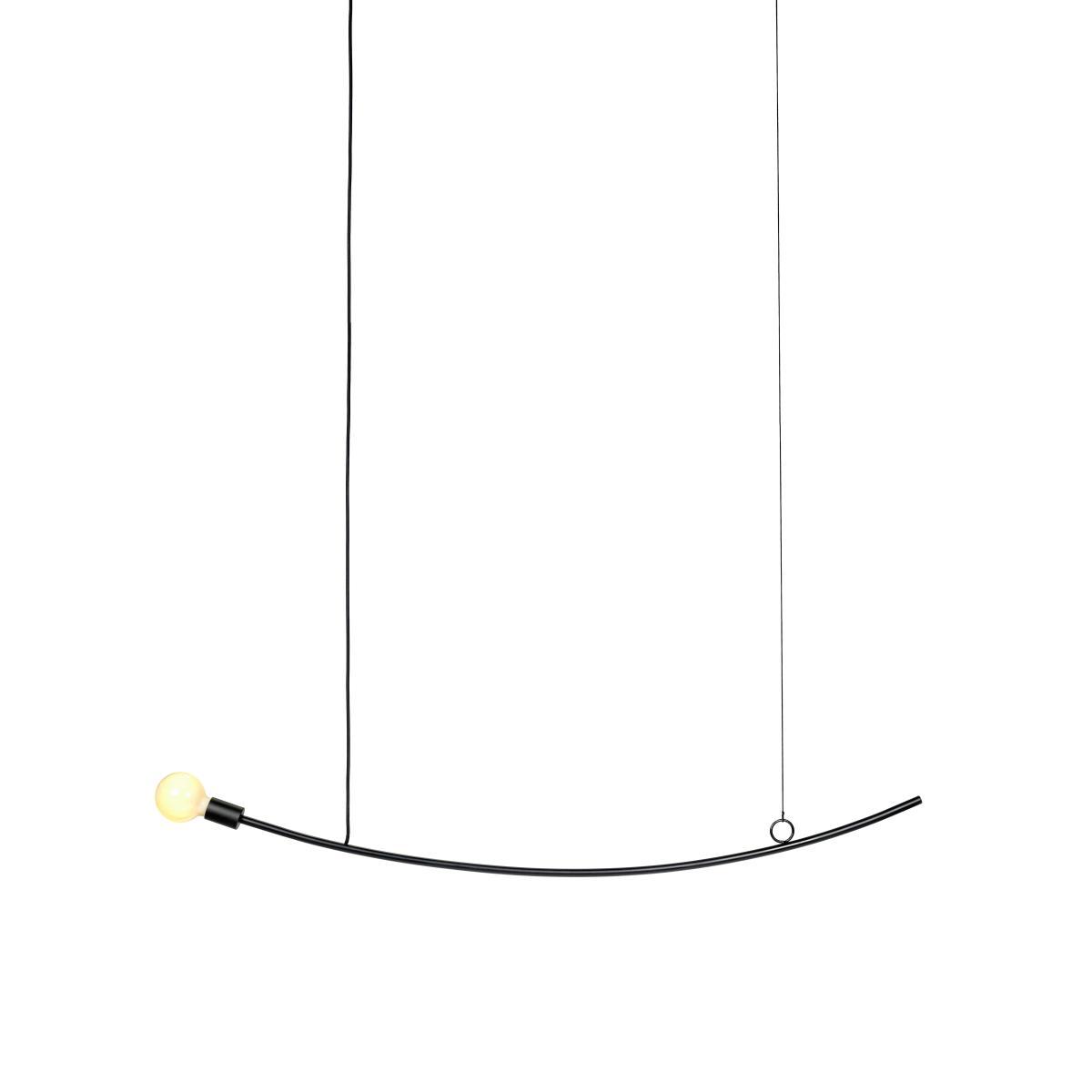 Accent Pendant - Curved / 126 cm by Serax Black – image 4