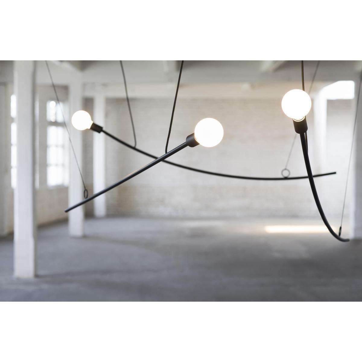 Accent Pendant - Curved / 126 cm by Serax Black – image 6