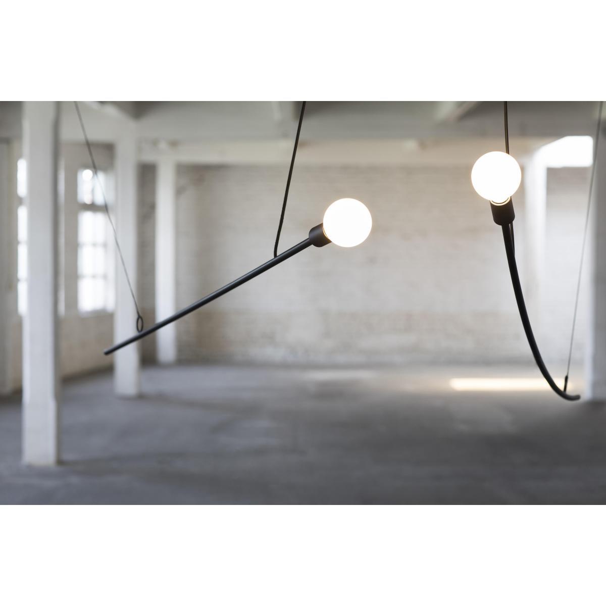 Accent Pendant - Curved / 126 cm by Serax Black – image 7