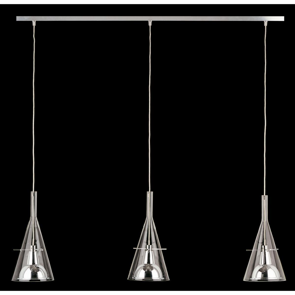 Flûte 3 Pendant by Fontana Arte Transparent/Metal – image 3