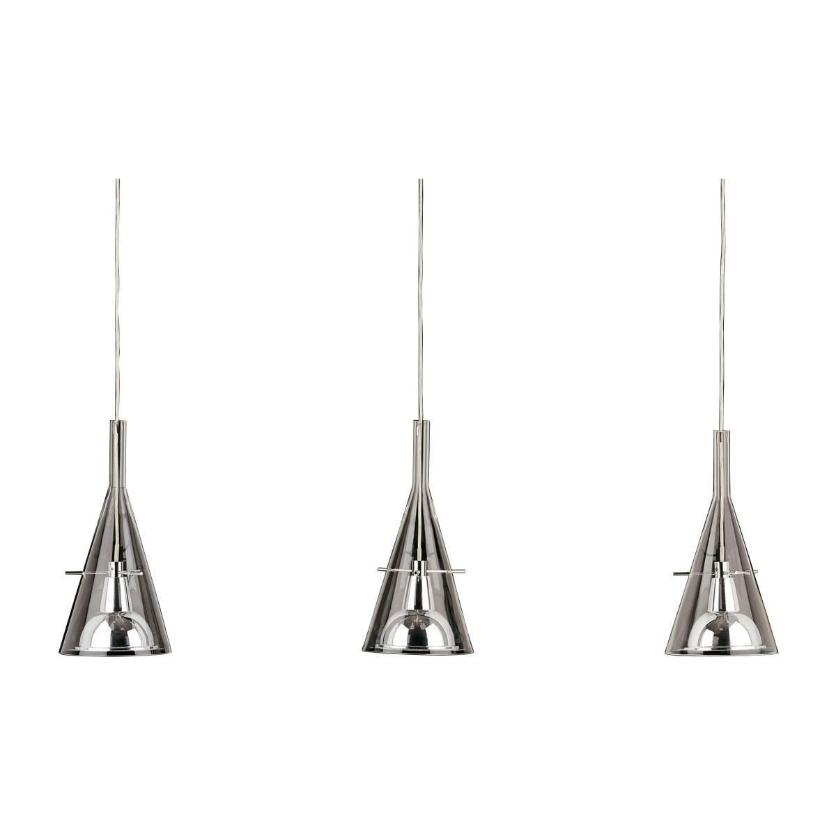 Flûte 3 Pendant by Fontana Arte Transparent/Metal – image 1