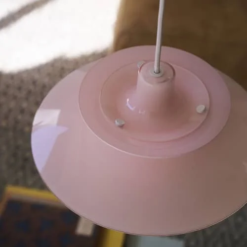PH 5 Opal Pendant plastic material pink / Ø 32 cm - 1958 Reissue - Louis Poulsen – image 9