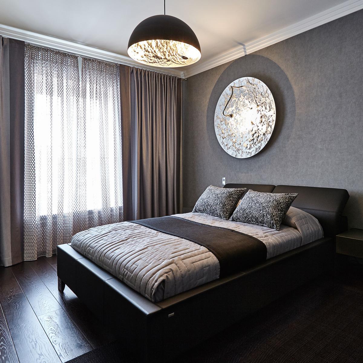 Stchu-moon 02 Pendant - LED / Ø 40 cm by Catellani & Smith Black/Silver – image 2