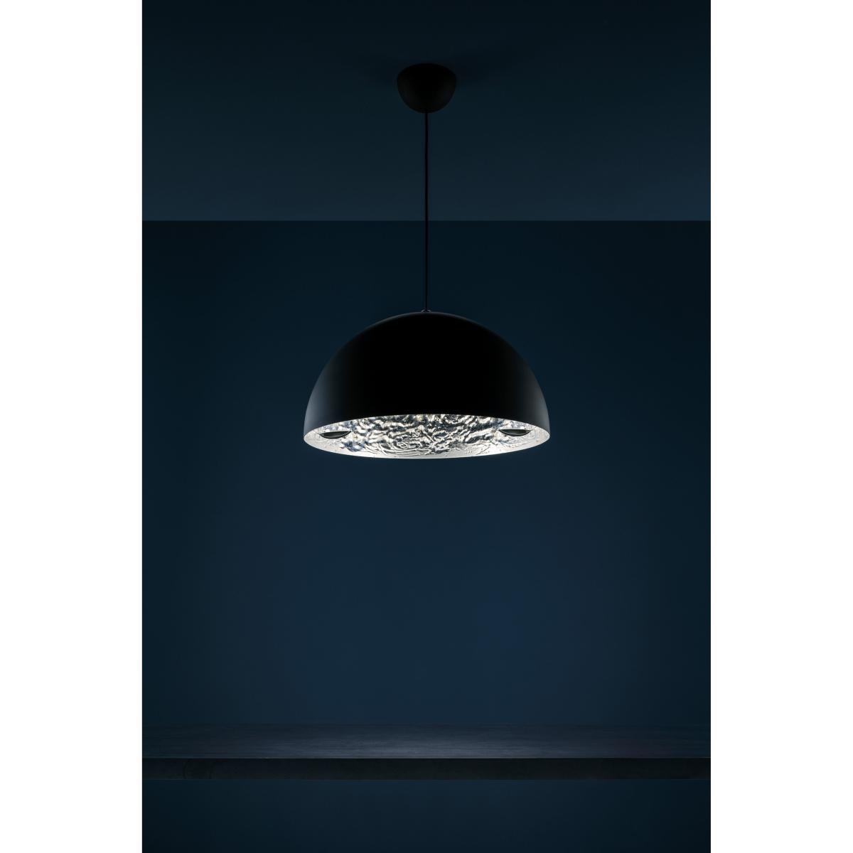 Stchu-moon 02 Pendant - LED / Ø 40 cm by Catellani & Smith Black/Silver – image 3