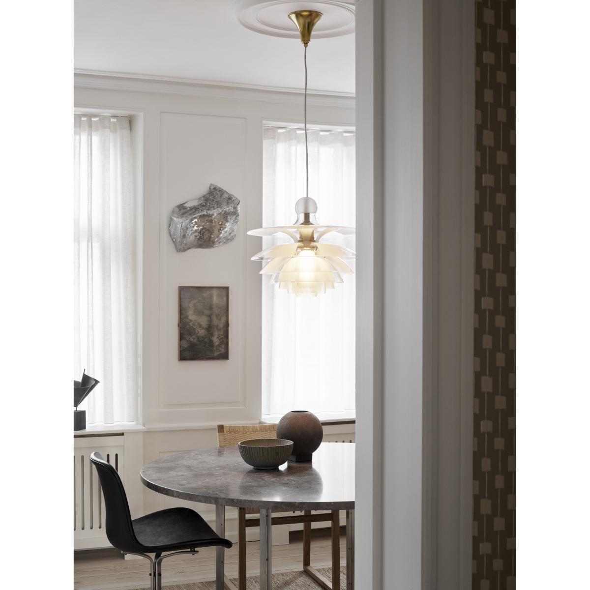 PH Septima Pendant - / Glass - Ø 50 cm / Poul Henningsen, 1928 by Louis Poulsen Transparent – image 2