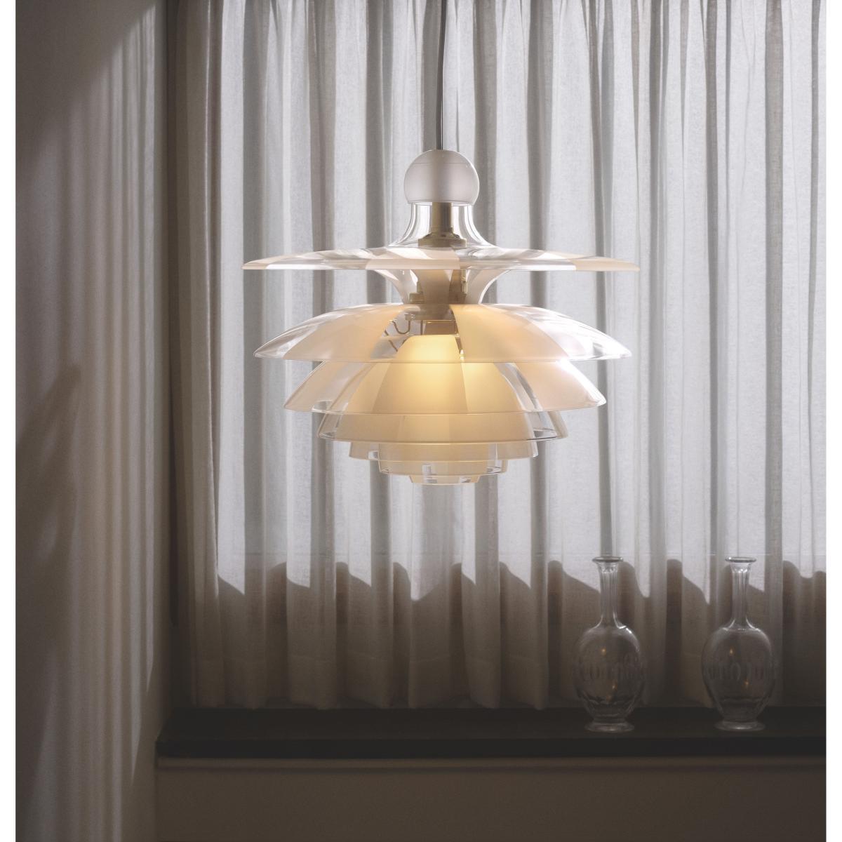 PH Septima Pendant - / Glass - Ø 50 cm / Poul Henningsen, 1928 by Louis Poulsen Transparent – image 3