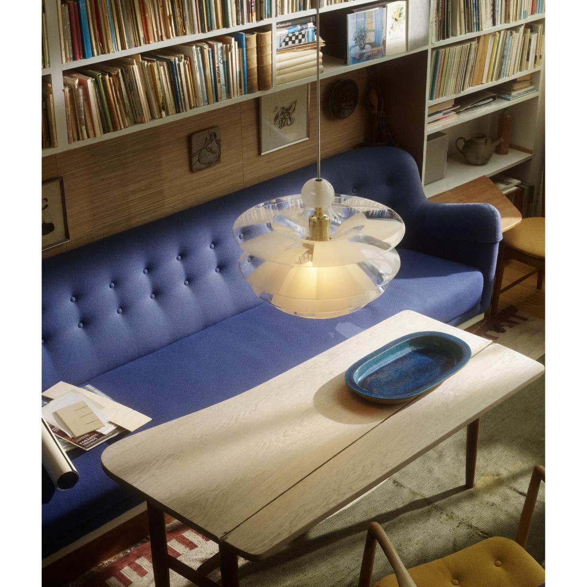 PH Septima Pendant - / Glass - Ø 50 cm / Poul Henningsen, 1928 by Louis Poulsen Transparent – image 4
