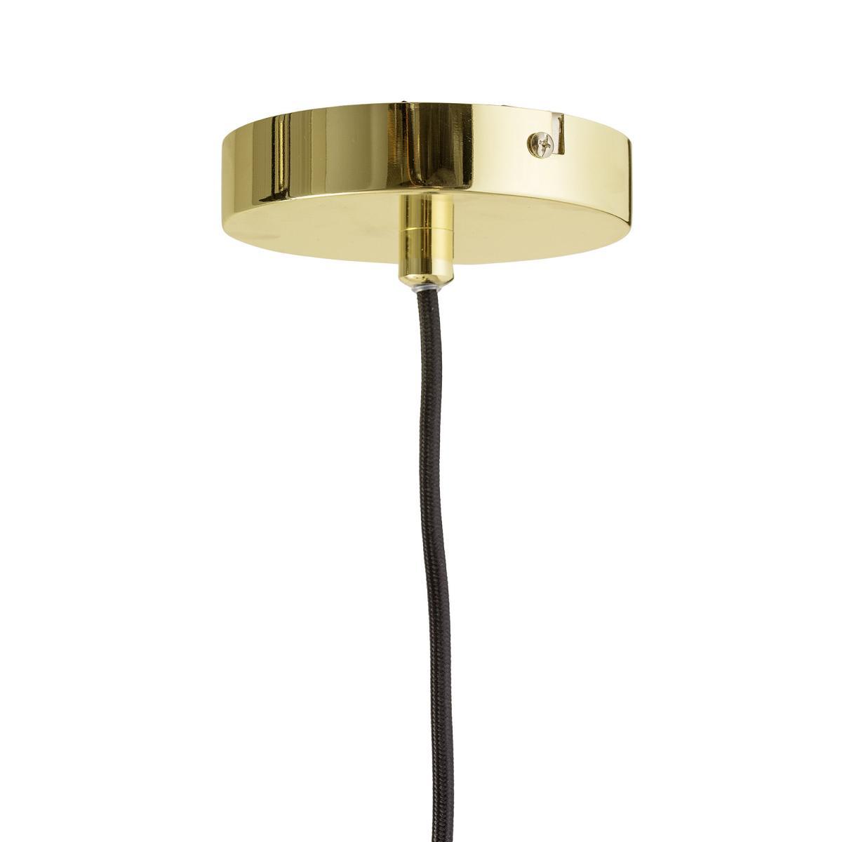 Pendant - / With flowerpot - Ø 10 x H 34 cm by Bloomingville Black/Gold – image 3