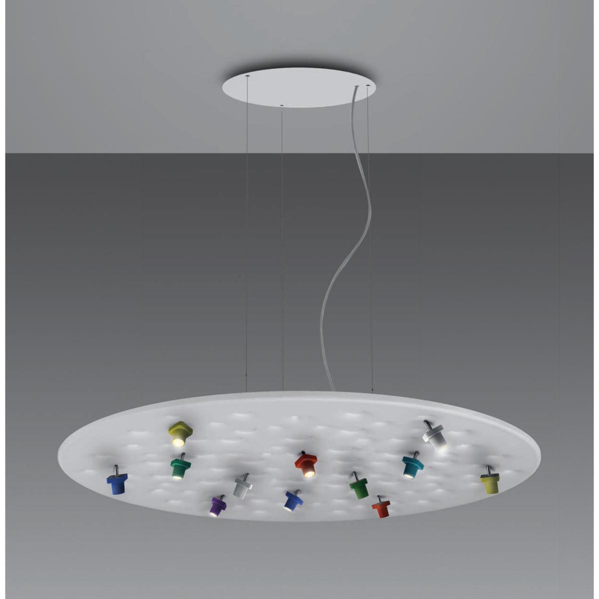 Silent Field LED Acoustic suspension - Acoustic / Ø 100cm by Artemide White/Multicoloured – image 2
