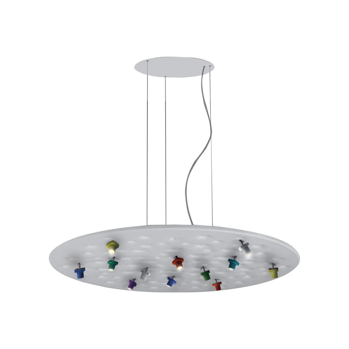 Silent Field LED Acoustic suspension - Acoustic / Ø 100cm by Artemide White/Multicoloured – image 1
