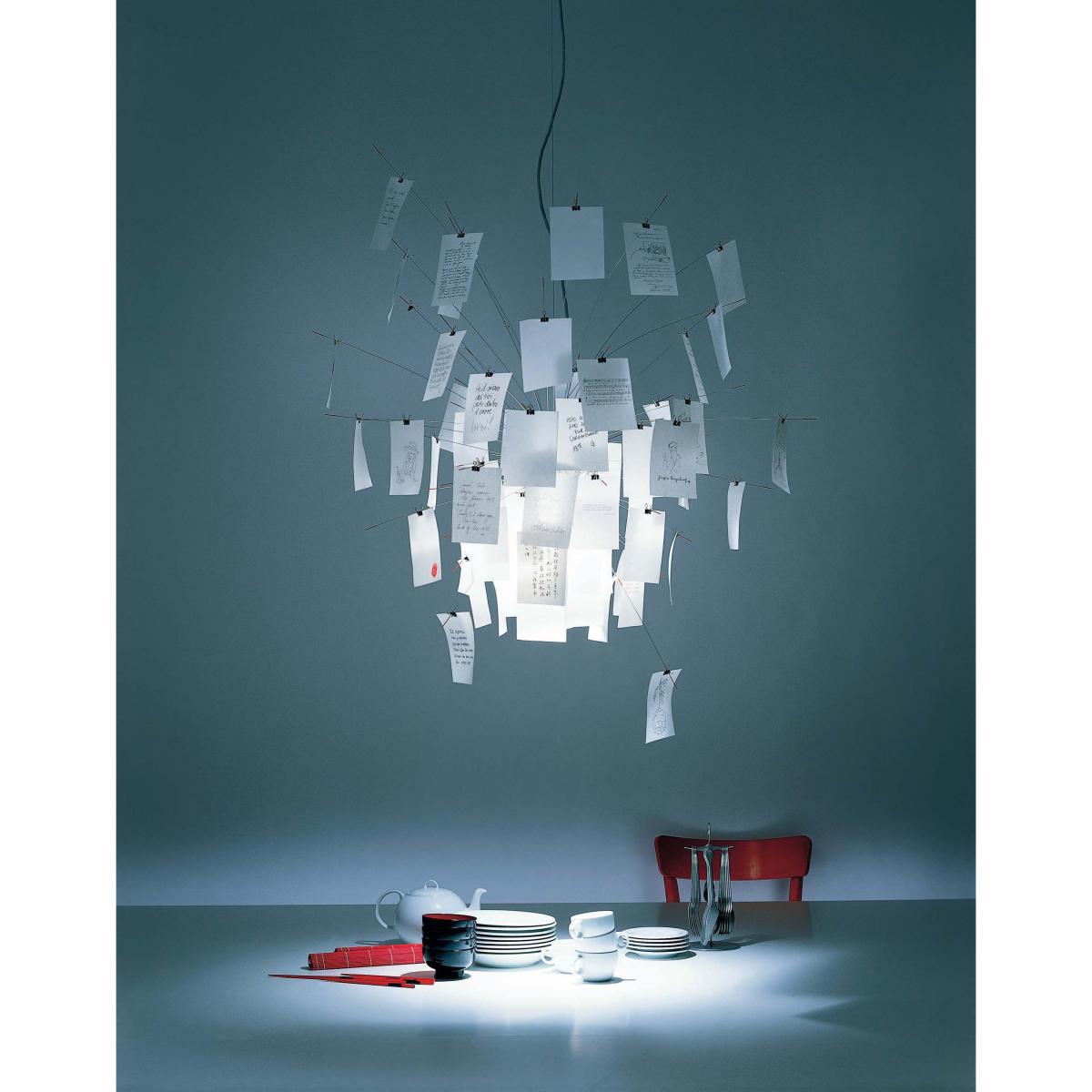 Zettel'z 6 Pendant by Ingo Maurer White – image 2