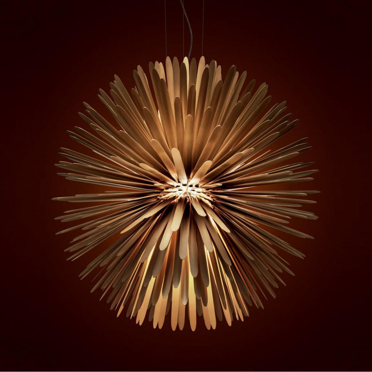 Sun-Light of Love Pendant - / LED - Metal / Ø 65 cm by Foscarini Gold/Metal – image 1