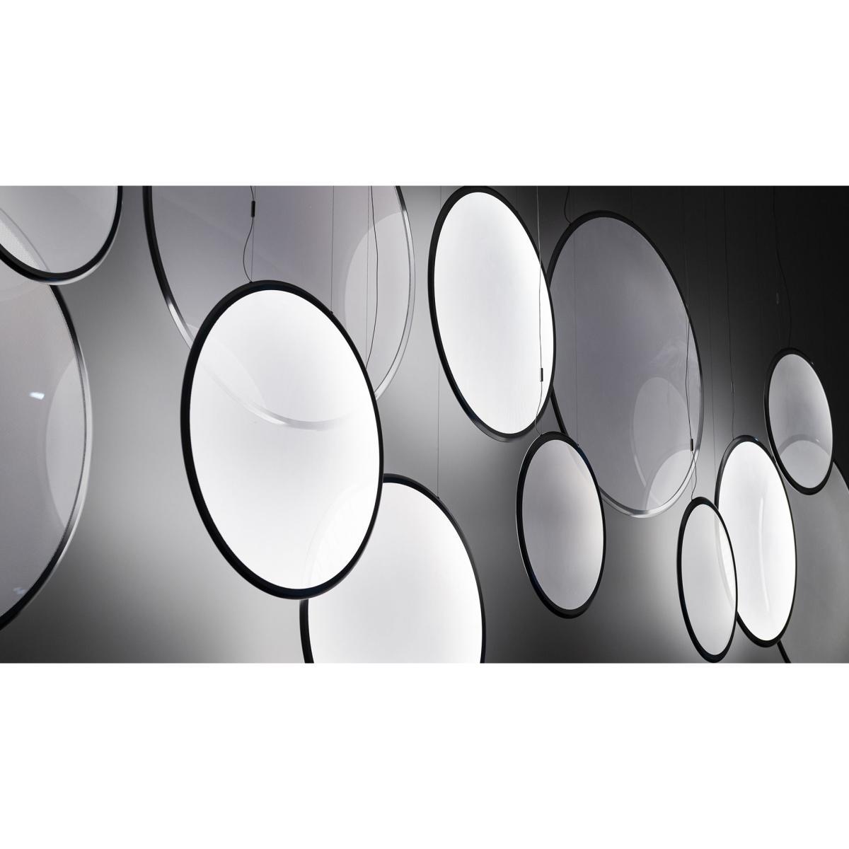 Discovery Vertical LED Pendant - / Ø 100 cm - Connected smartphone app by Artemide Transparent – image 4