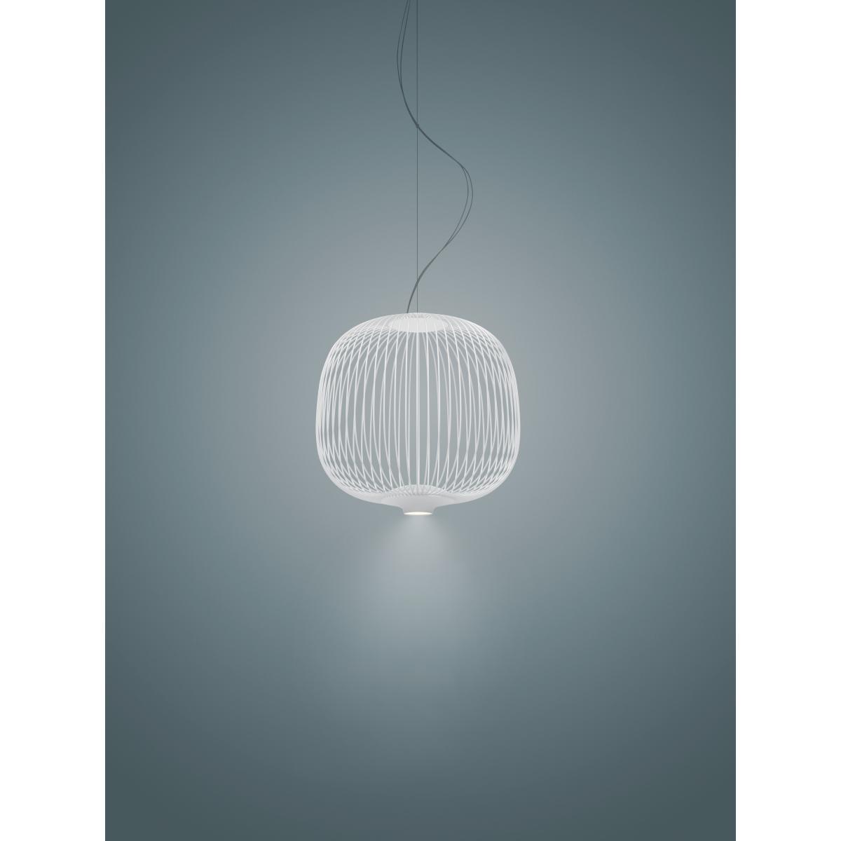 Spokes 2 piccola My Light Pendant - / LED - Bluetooth / Ø 34 x H 35 cm by Foscarini White – image 2