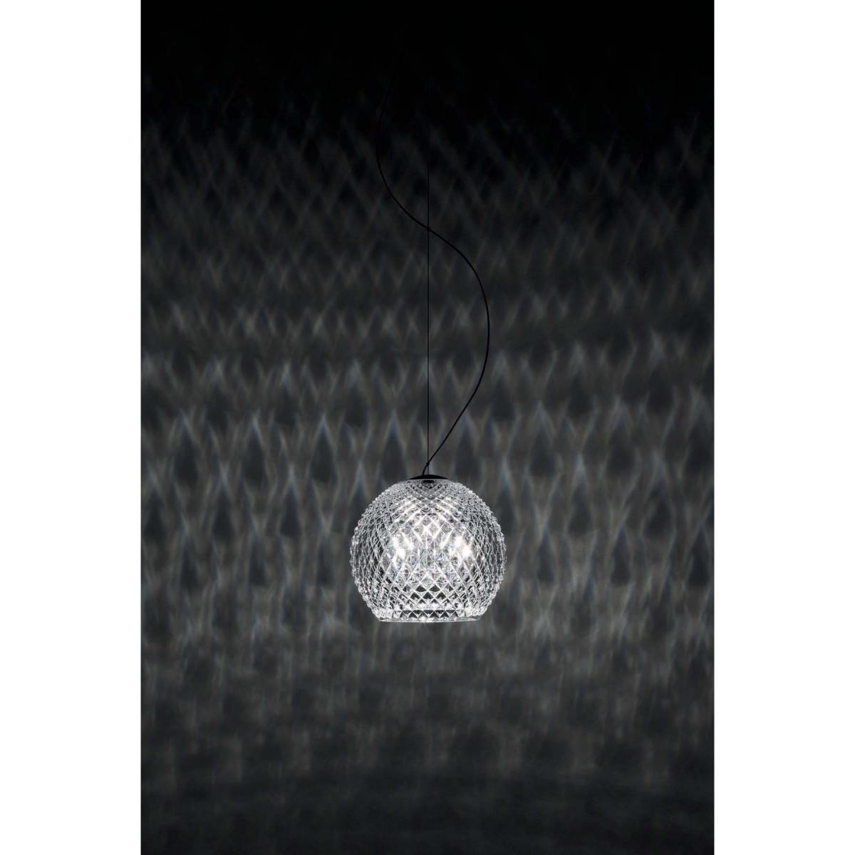 Diamond Swirl Pendant - Ø 22 cm by Fabbian Transparent – image 4