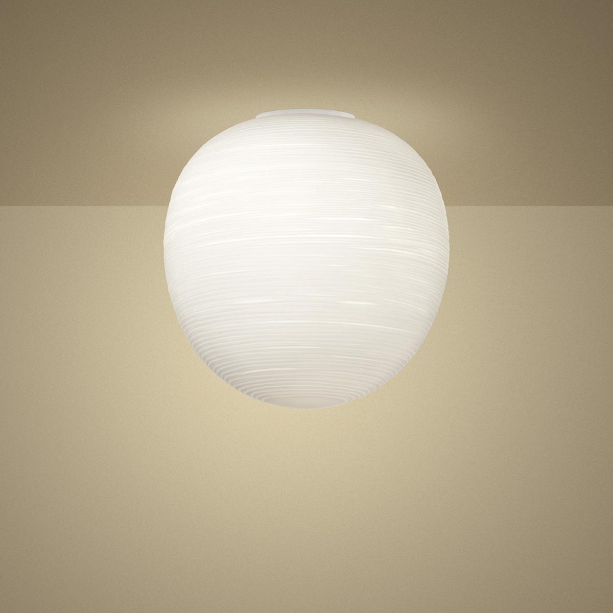Rituals XL Ceiling light glass white / Ø 40 x H 40 cm - Blown glass - Foscarini – image 3