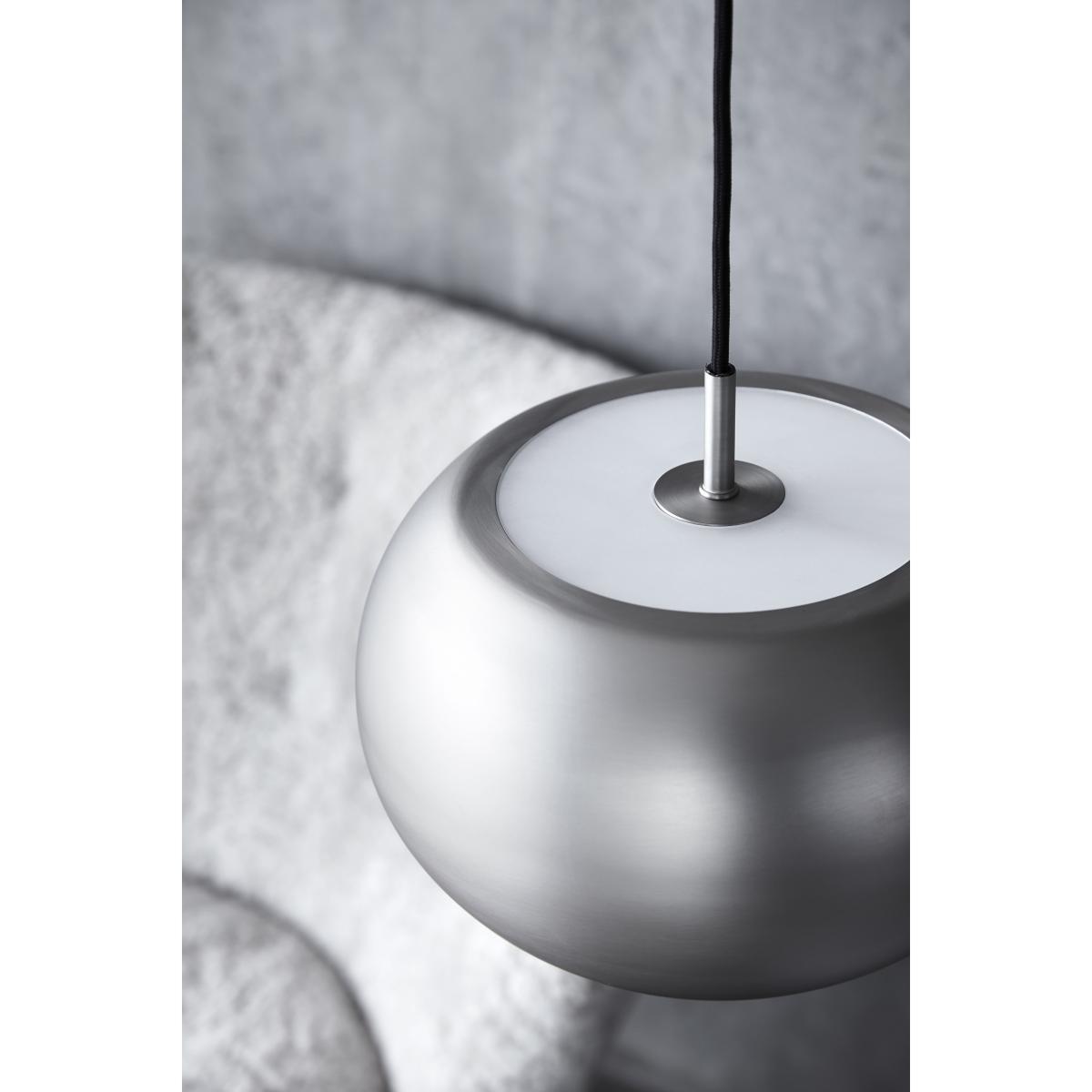 BF20 Small Pendant - / Ø 15 cm by Frandsen Grey/Silver/Metal – image 2