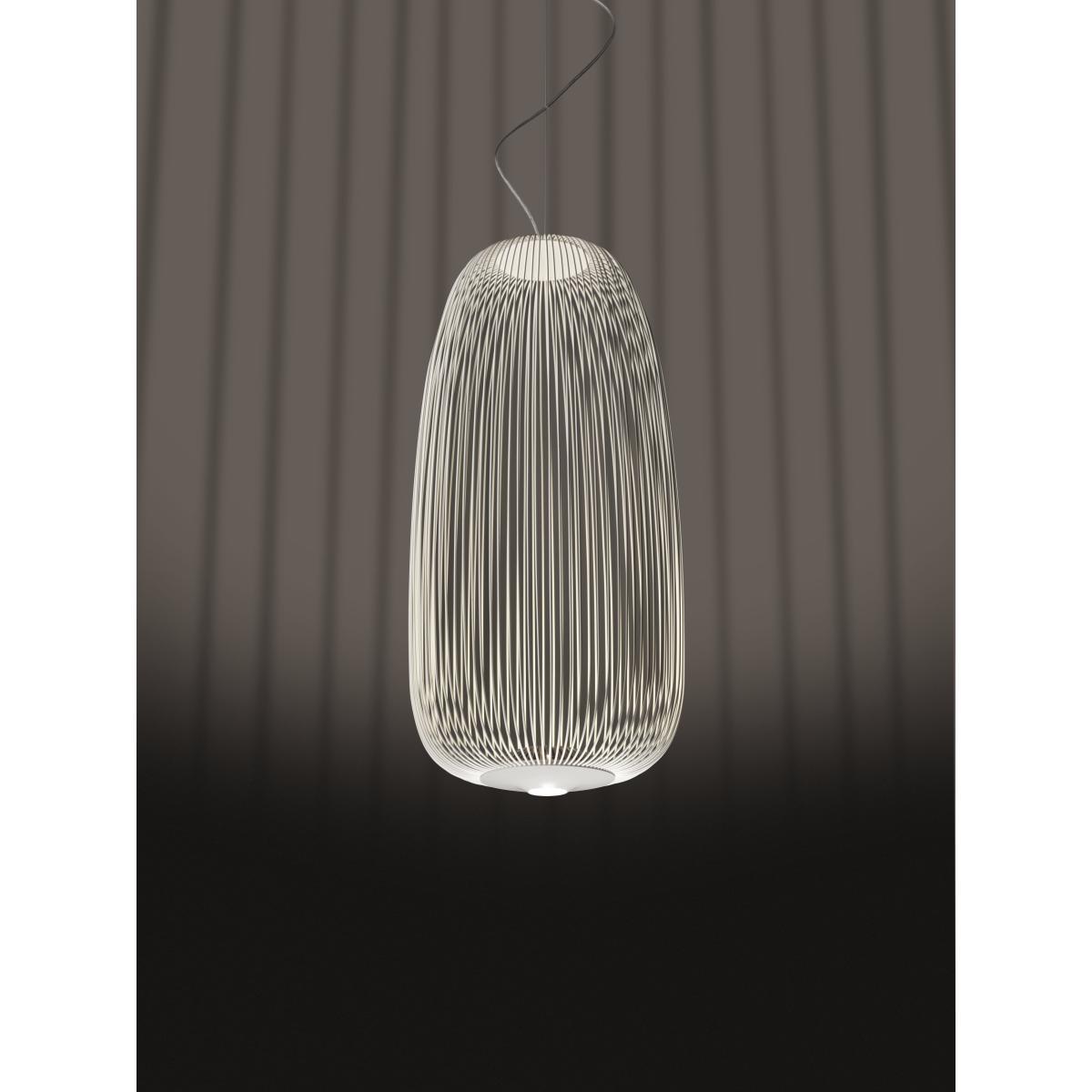 Spokes 1 Pendant - LED - Ø 32,5 x H 71 cm by Foscarini White – image 2
