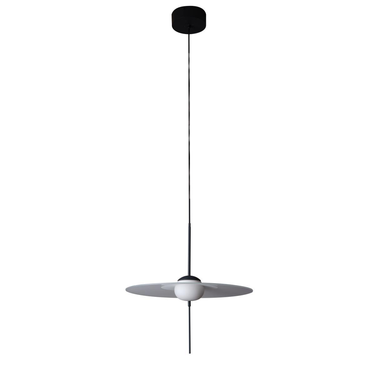 Mono M400 Pendant - / LED - Ø 40 cm / Adjustable by DCW éditions Grey/Black – image 2