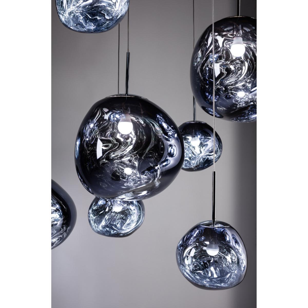 Melt Pendant - / Ø 50 cm by Tom Dixon Grey – image 4