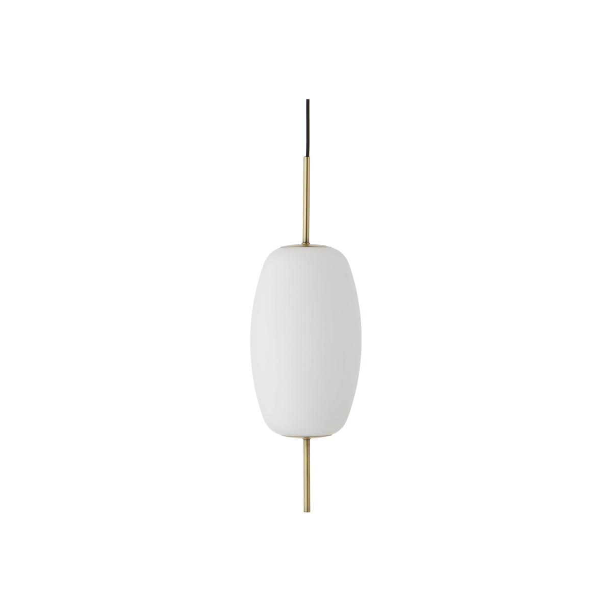 Silk Pendant - / Glass & brass - Ø 16 cm by Frandsen White – image 1