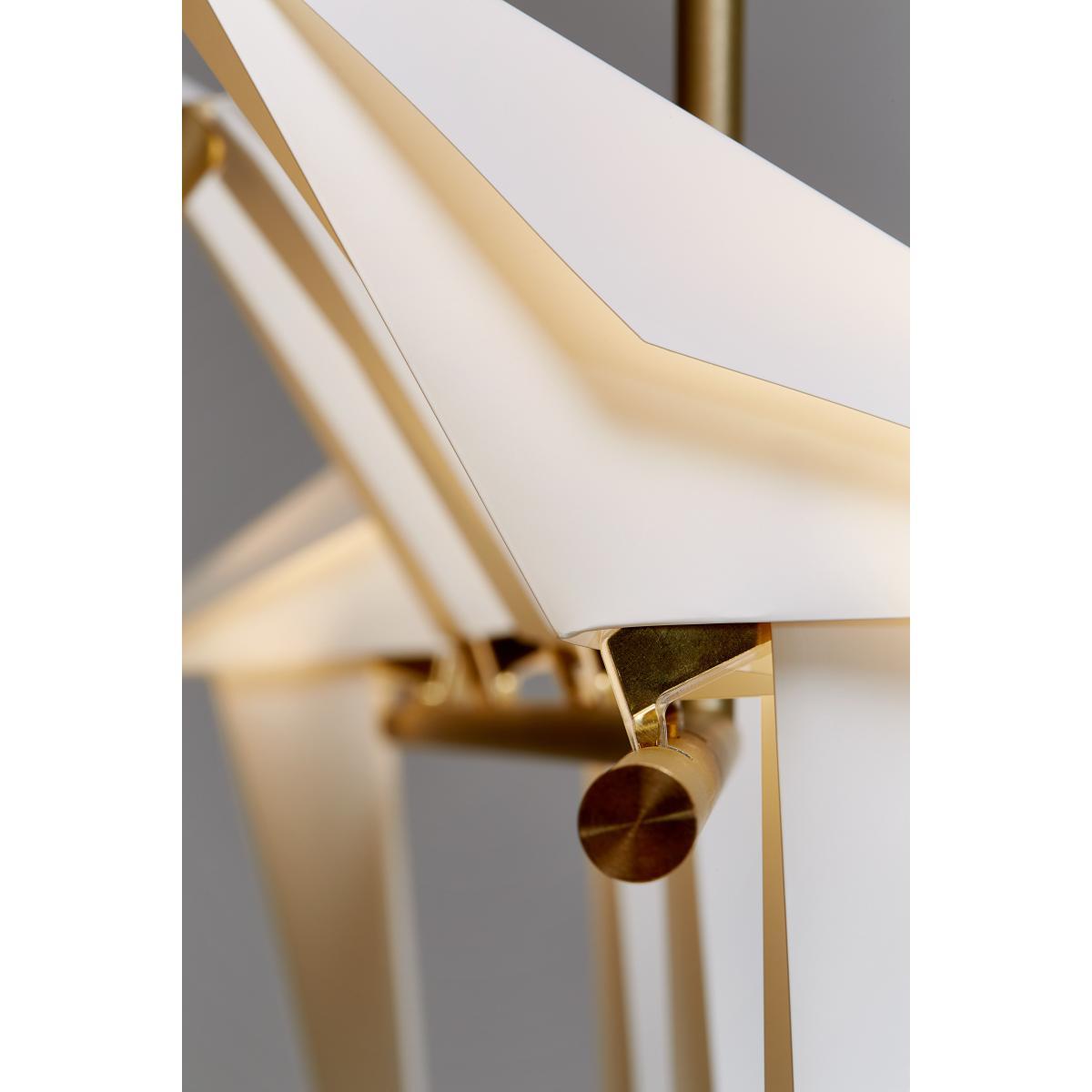 Perch Light Branch LED Pendant - Swiveling birds / L 100 cm by Moooi White/Gold/Metal – image 15