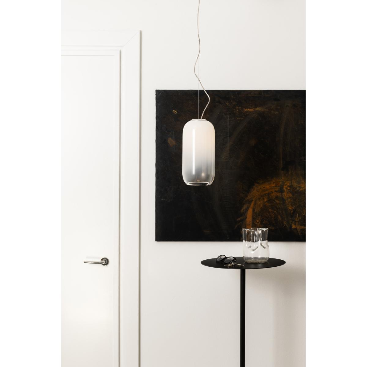 Gople Mini Pendant - / Glass - H 29 cm by Artemide Transparent/Metal – image 4